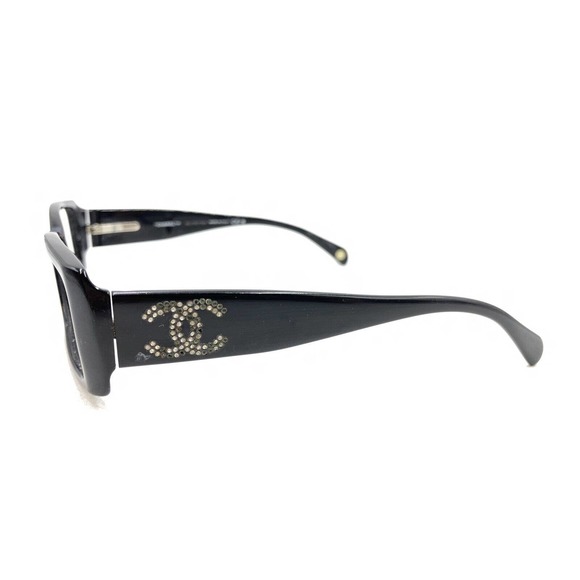 Chanel 3083-B 501 Black Rectangle Eyeglasses Frames 52-16 135 Italy Designer - Picture 7 of 12